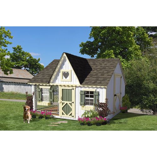 Little Cottage Company Victorian Cottage Kennel Dog House Wayfair